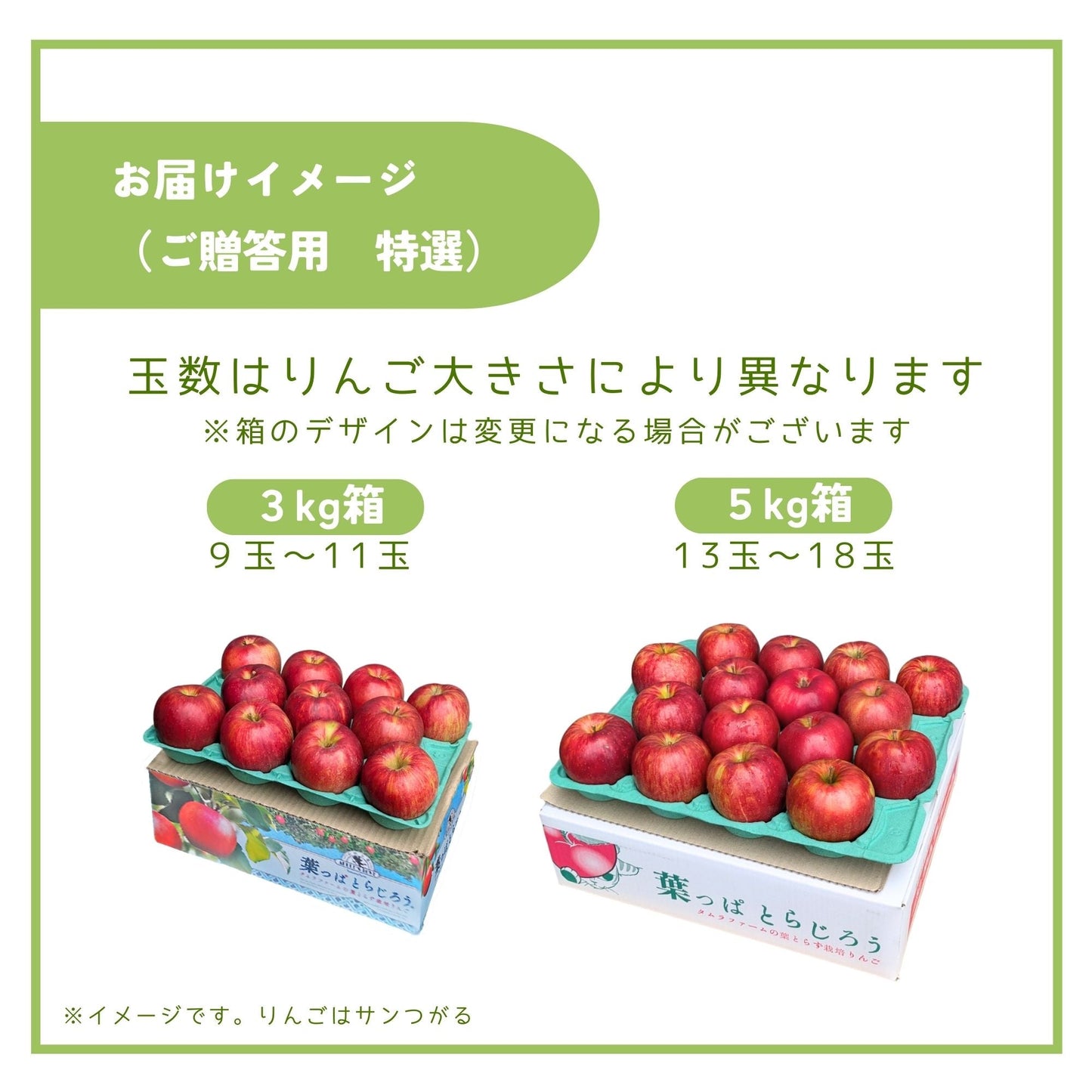 ■サンふじご贈答用■【送料込】【葉っぱとらじろう】【お歳暮】【りんご】【青森県産】【タムラファーム農園直送】【期間限定】