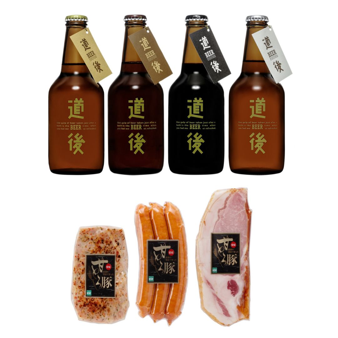 道後ビール・愛媛甘とろ豚セット(DBAP-43) | 47CLUB – 名産
