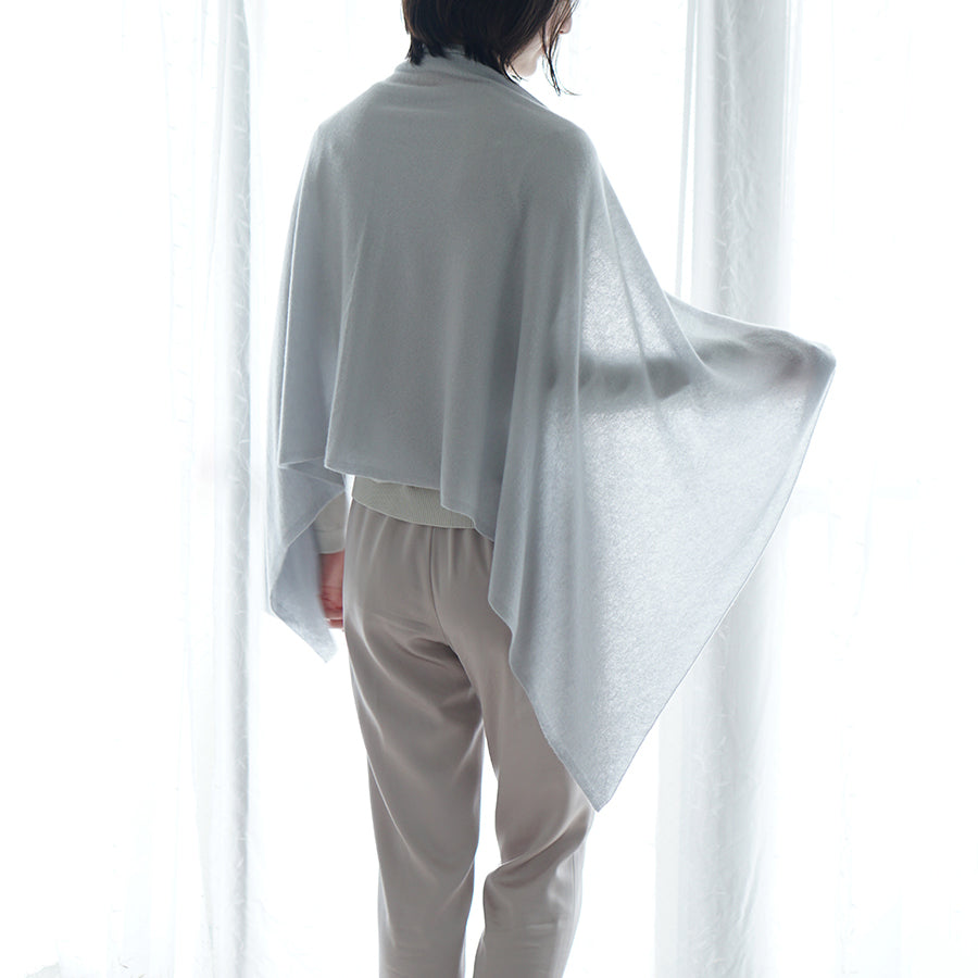 UTO 岩手産カシミヤ100%ニット ～透けるほど薄い～ スロンティングストール（155cm×65cm）【カラー6色 送料無料 高級ギフト 贈り物 プレゼント レディース 洗える/育てるカシミヤ】