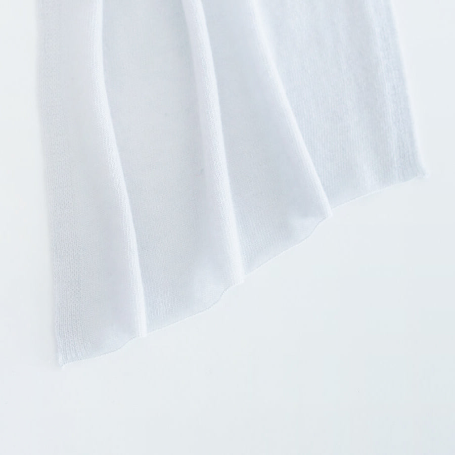 UTO 岩手産カシミヤ100%ニット ～透けるほど薄い～ スロンティングマフラー（160cm×32cm）【カラー6色 送料無料 高級ギフト 贈り物 プレゼント レディース 洗える/育てるカシミヤ】