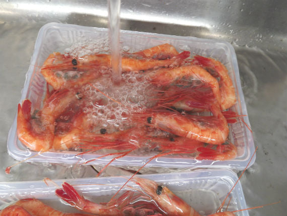 【お刺身と味噌汁で】船内冷凍ー60℃刺身用「甘えび」（約15尾）300ｇ※最も寒い時期のエビです※【新物入荷！】