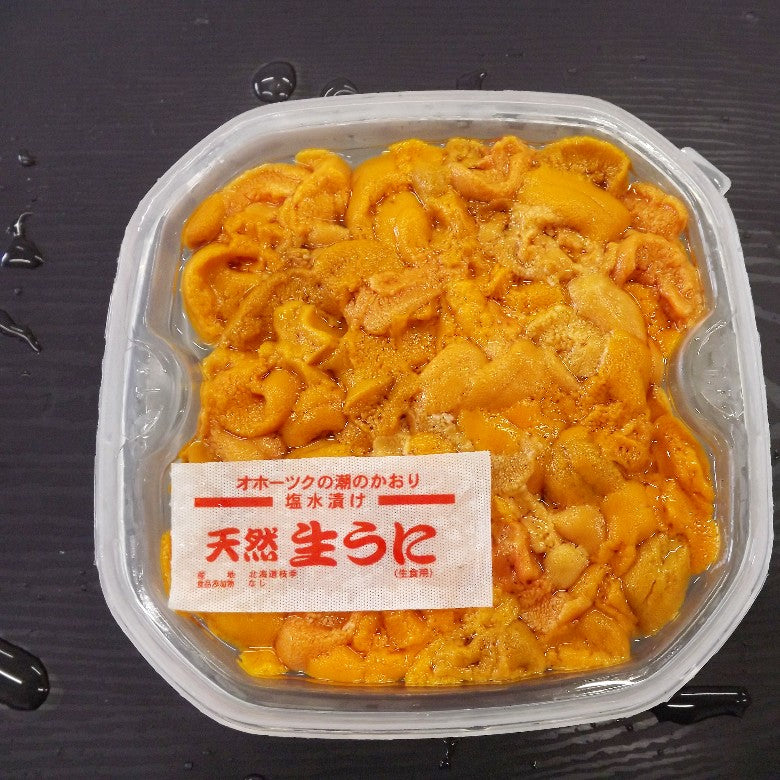 『蝦夷ばふんうに』業務用 たっぷり100ｇ※最も濃厚な甘み！塩水うに※オホーツク枝幸産【いつものお買得で！送料込み】【本年度終漁しました】