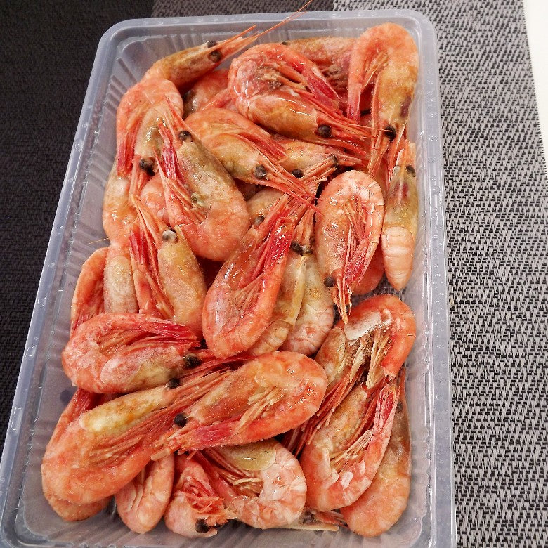 【業務用お通し食材】塩ゆで甘えび （子持ち）【サラダやおつまみで！美味！】頭部に有るミソが格別！400g約40尾【2025年新物良品入荷！】