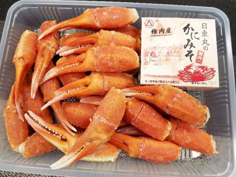 【送料無料】「紅ずわいがにツメ・かにみそ」セット※「かにつめ」に「みそ」をのせて！