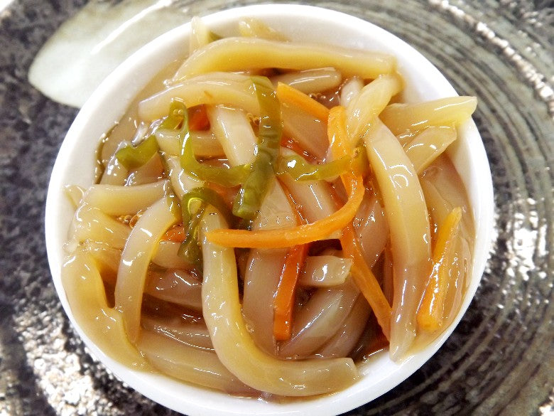 【新商品】いか刺し松前漬180ｇ＜刺身いかを松前漬けダレで調味しました＞居酒屋で大人気です！
