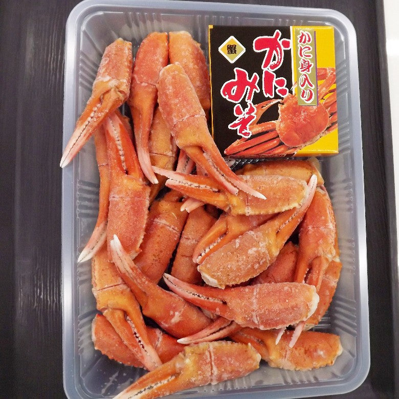 【送料無料】「紅ずわいがにツメ・かにみそ」セット※「かにつめ」に「かにみそ」をのせて！リクエストにつき割引延長です。『6200円』の品を！