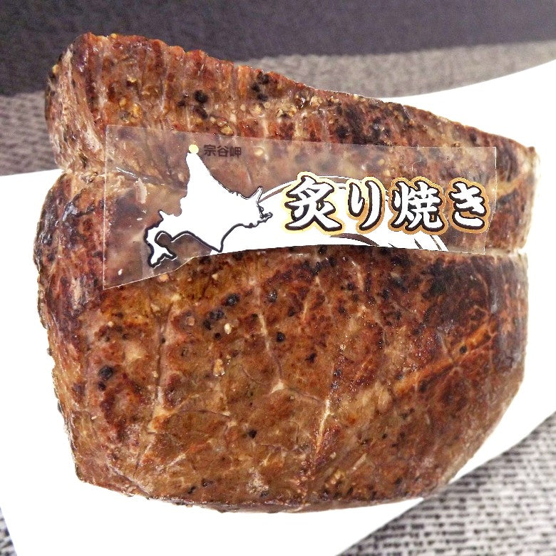 北海道産ローストビーフたっぷりブロック500ｇ※「脂身を求めず」赤肉の旨みを追求！仕上げに「炙り焼き」しました！