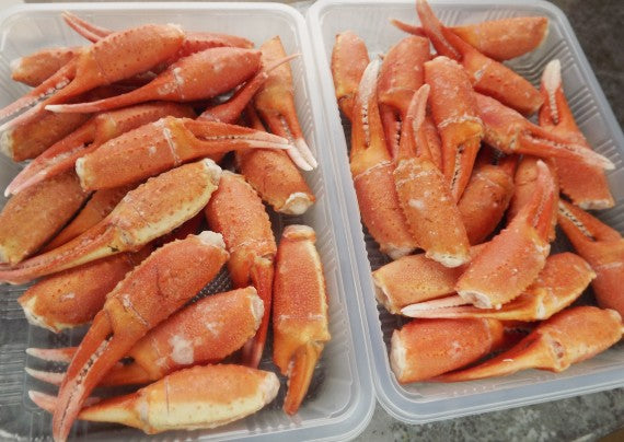 【送料無料】稚内産の旬ゆで紅ずわいがに「つめ」1kg※2025新物は約42玉★ジューシーで濃厚な甘み！★便利な切込み入り★500g×2ケース★ラスト190㎏までです。