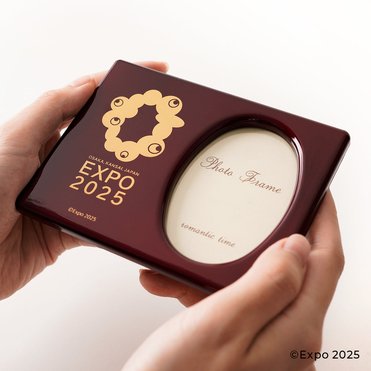 EXPO2025 公式ロゴ  玉虫塗 フォトスタンド YNC/01