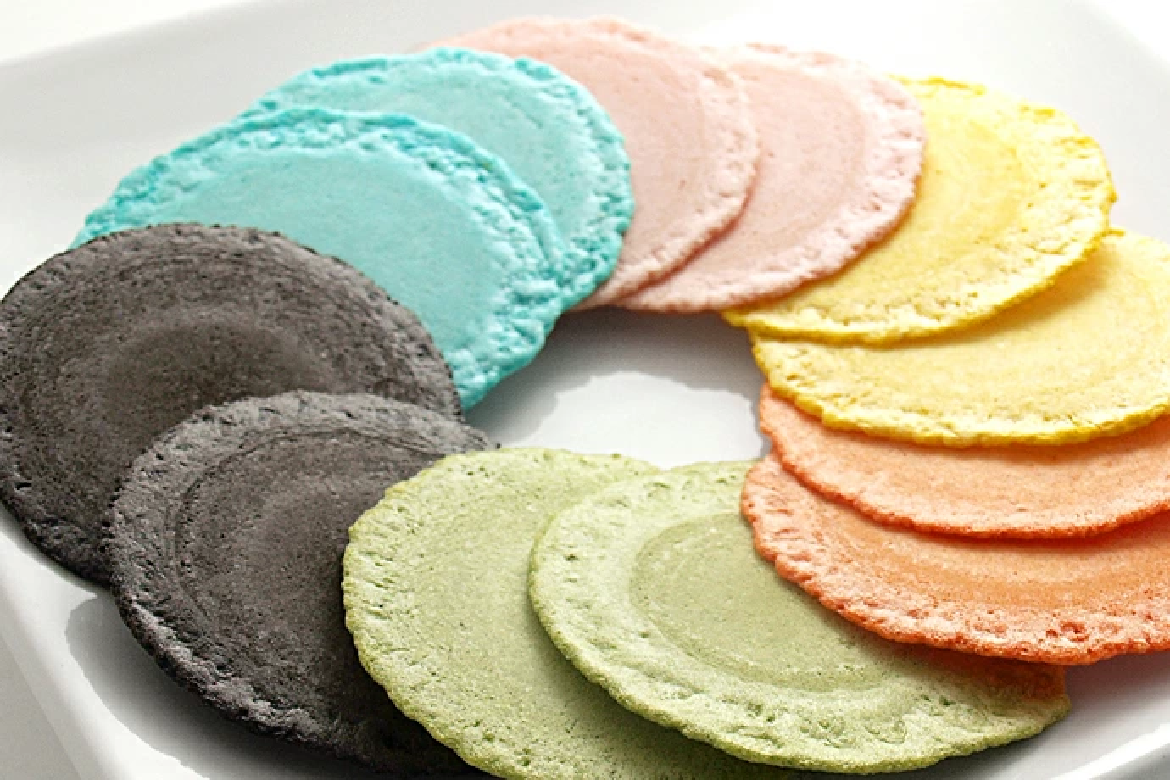 えびパレット～カラフルな五色のえびせんべい～