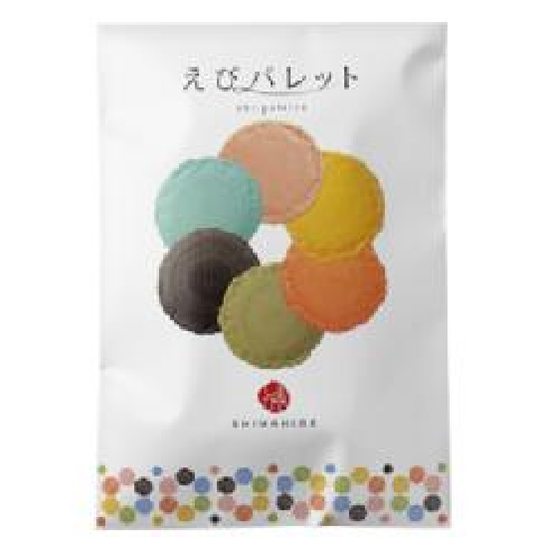 えびパレット～カラフルな五色のえびせんべい～