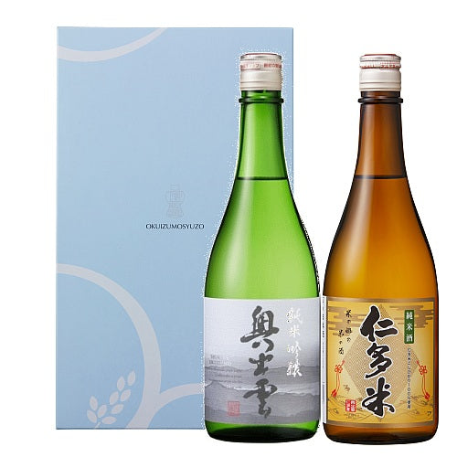 【蔵元直送！】奥出雲 純米吟醸酒 720ml ＆ 仁多米コシヒカリ 純米酒 720ml セット