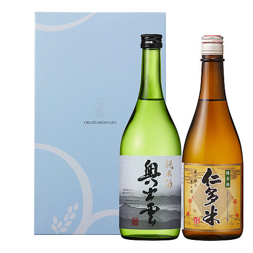【蔵元直送！】奥出雲 純米酒 720ml ＆ 仁多米コシヒカリ 純米酒 720ml セット