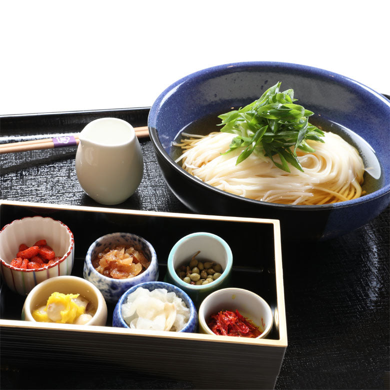 【神戸みなと温泉 蓮】蓮オリジナル 播州古式特選 手延素麺（桐箱入 3個）