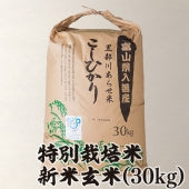 【米】令和６年度　黒部川あらせ米　特別栽培米30キロ（コシヒカリ）農事組合法人　源
