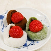 【栃木県発！】とちあいかいちご大福（こし餡）　ショコラ大福(こし餡）　草餅大福(粒餡） 6個入り 　