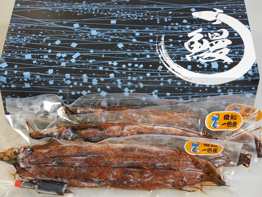 【5月7～13日ポイント3倍】◆愛知一色産◆炭焼うなぎ蒲焼き3尾セット (3～5人前)簡単♪ひつまぶしレシピ付き♪【送料無料】