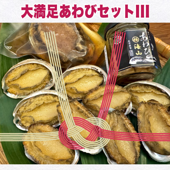 【11月7日ポイント7倍】【一部地域を除き送料無料】特産のわさびとあわびを贅沢に味わうセット 大満足あわびセットIII