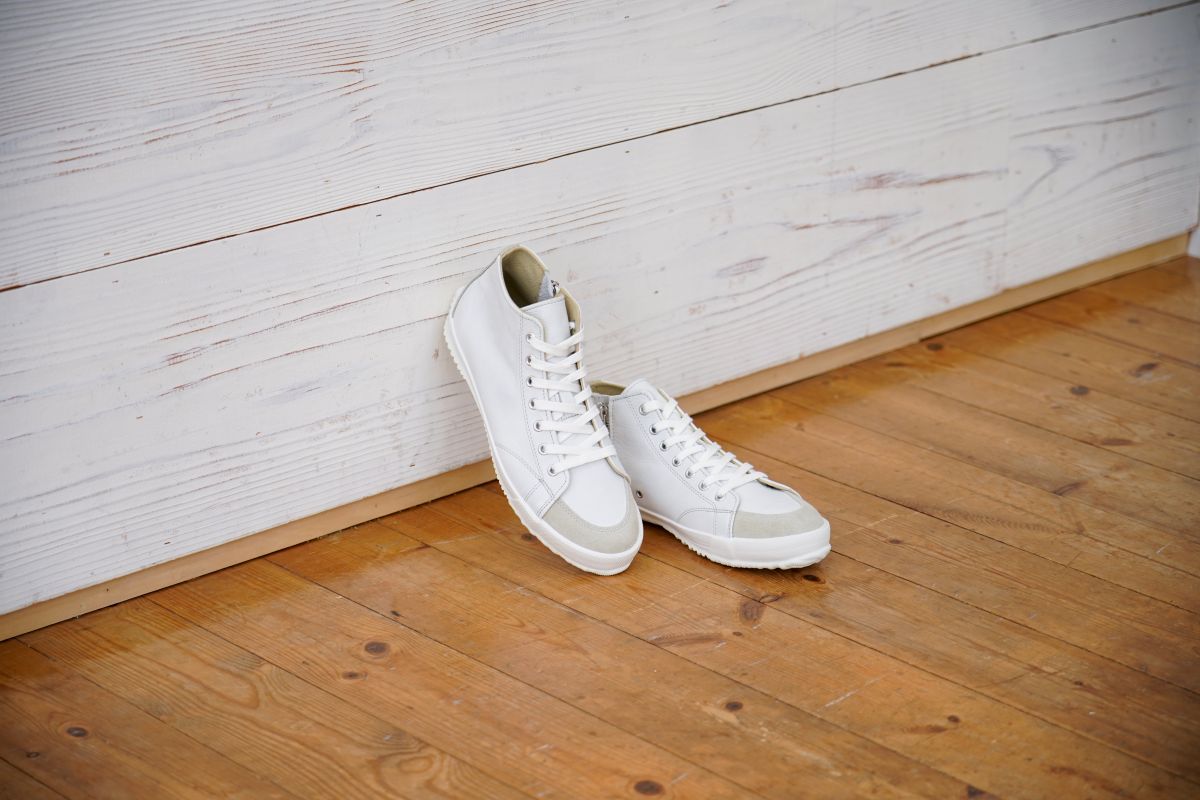 【SPINGLE スピングル SP-356】サイドジップ付きミドルカットスニーカー◆オイルワックスレザーの定番商品　※ 靴 日本製ハンドメイドスニーカー サイズ交換可能 スピングル