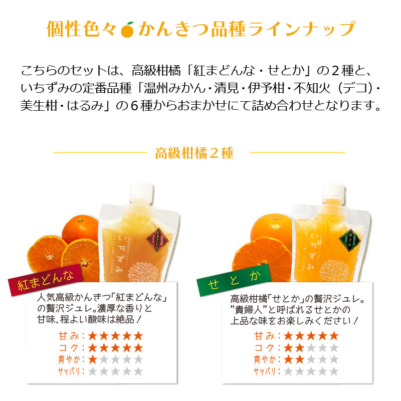 まとめ買い特価】かんきつジュレ「いちずみ」 紅まどんな・せ