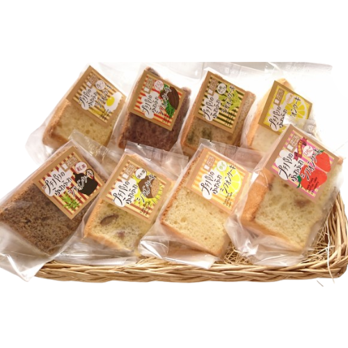 【お得セット】シフォンケーキセット　8種20個入【お歳暮】【洋菓子工房プチパリ】