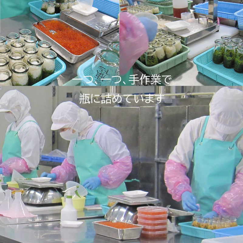 川秀　宮古の瓶ドン3種詰合せ　イカ･タコ･ウニ　お歳暮　御歳暮　海鮮丼　【冷凍･送料込】