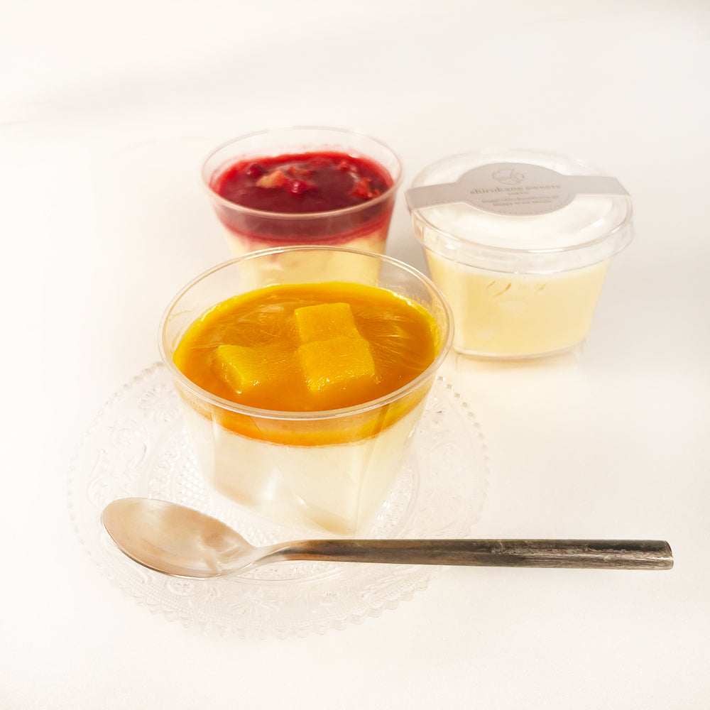 shirokane sweets TOKYO 白金フルーツカタラーナ（３種アソート　４個入）／白金スイーツ（シロカネスイーツ）