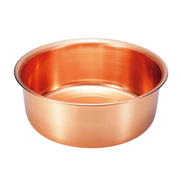 銅製洗い桶33cm　S-9360　新光金属　COPPER100　新光堂