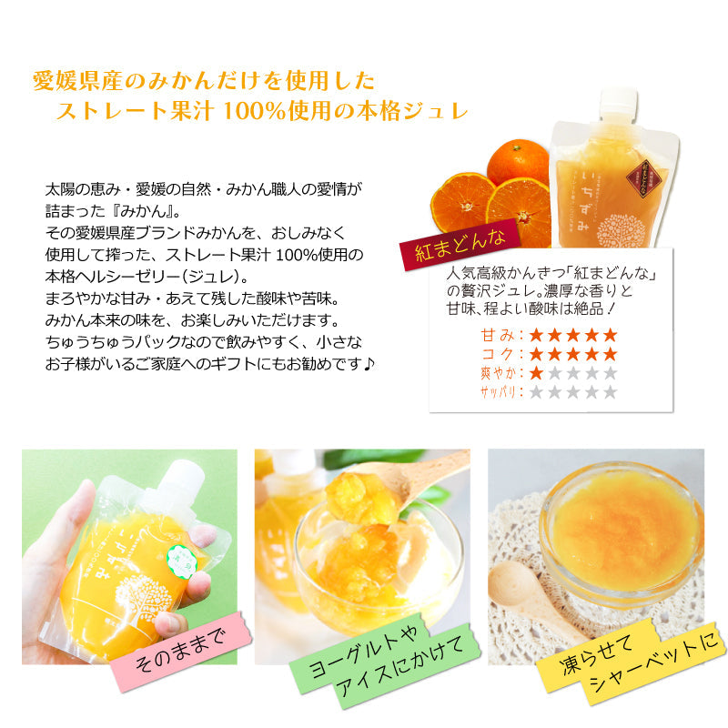 かんきつジュレ「いちずみ」-紅まどんな-（10個セット・化粧箱入）