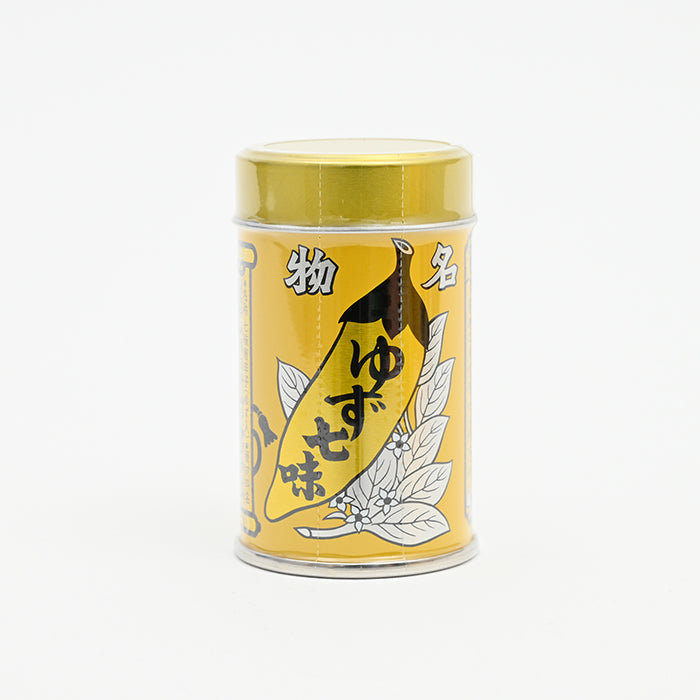 八幡屋礒五郎七味唐辛子缶入（ゆず入り）　信州長野善光寺のお土産