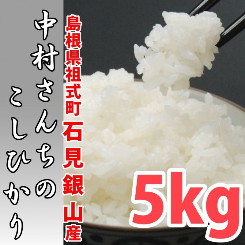 【深みのある味わい米！】中村さんちのコシヒカリ5kg  7年産新米【送料込み】