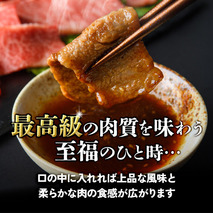 仙台牛焼き肉3種食べ比べセット　焼き肉用