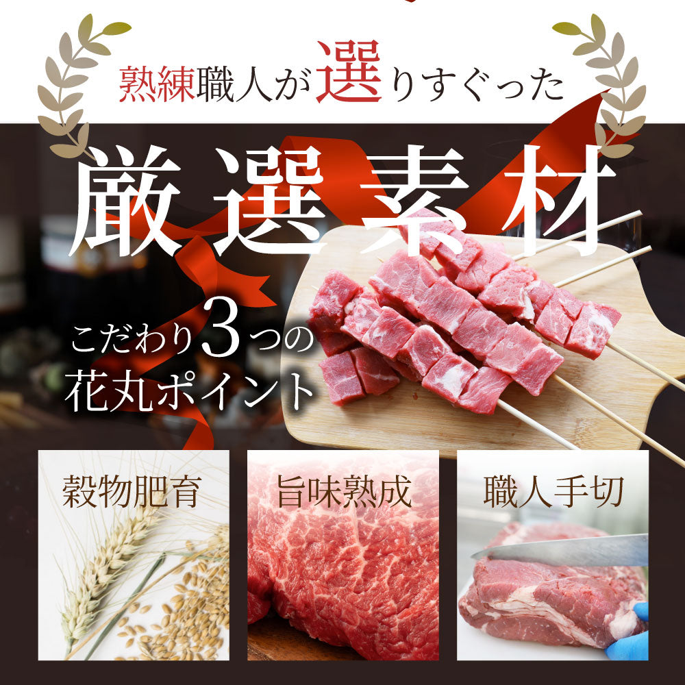牛肩ロース串 10本セット (合計800g) 牛串 肉 牛 肩ロース 学園祭 屋台 業務用 串焼き 食べ物 食材 食品 パーティー BBQ バーベキュー キャンプ キャンプ飯