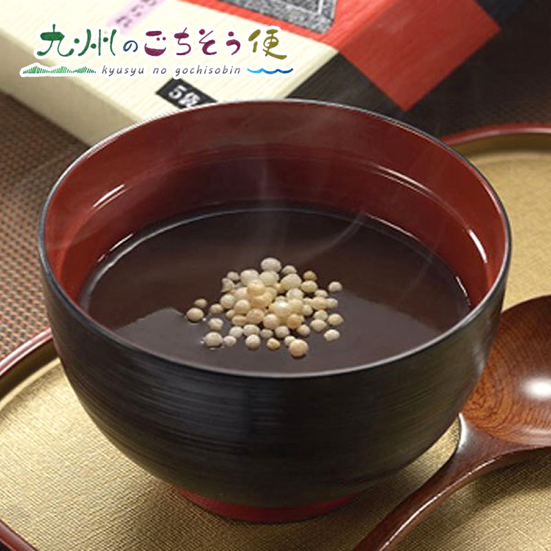 本葛しるこ5袋入　12個セット【送料無料】【産地直送】