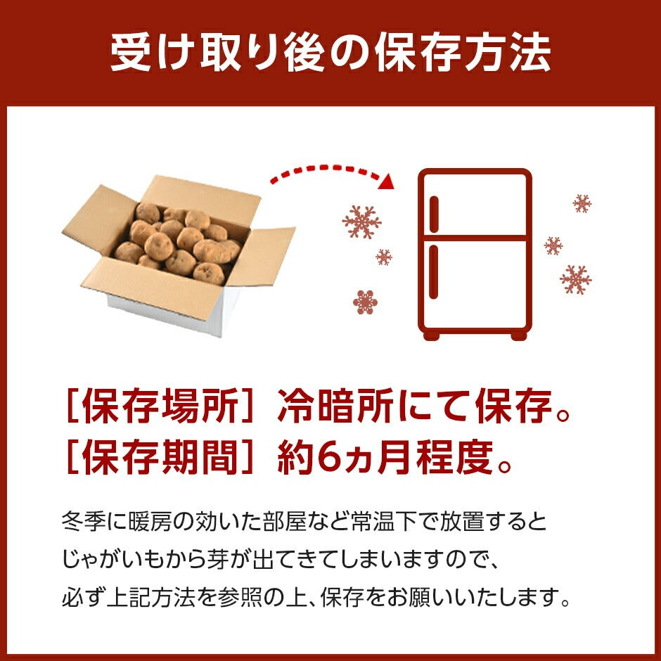 ＼幻のじゃがいも／北海道産 今金男爵 L～2Lサイズ【送料無料】