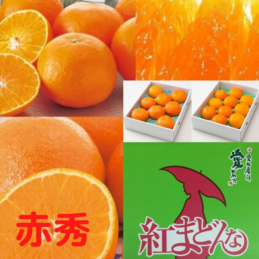 ★発送は12月上旬から★愛媛県産 紅まどんな【赤秀/匠と極】約2.7kg 3L~4L（8～10個入）