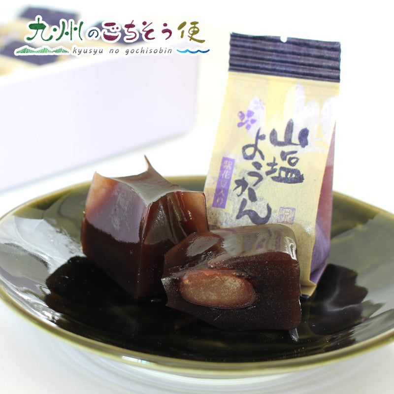 博多 山塩ようかん 8個入り 24箱セット 　【送料無料】【産地直送】