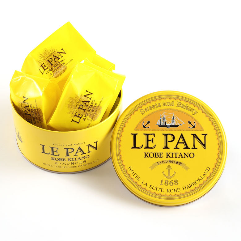 【ル・パン神戸北野】【日本ギフト大賞2021受賞】瀬戸内レモンケーキ 6個入 神戸開港150年記念缶＜ギフトボックスあり＞【スイーツ・和菓子