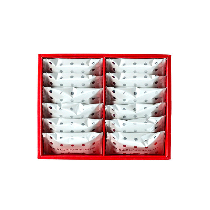 信州りんご＆バターサンドクッキー12個入　信州長野林檎お菓子りんごお土産