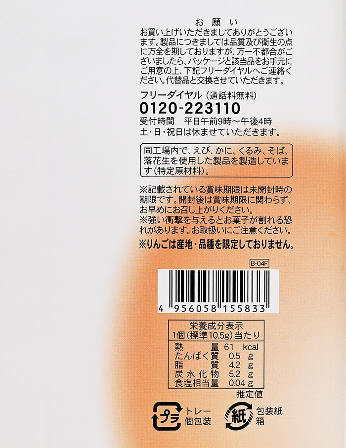 りんごの初恋20個入　信州長野林檎お菓子りんごお土産