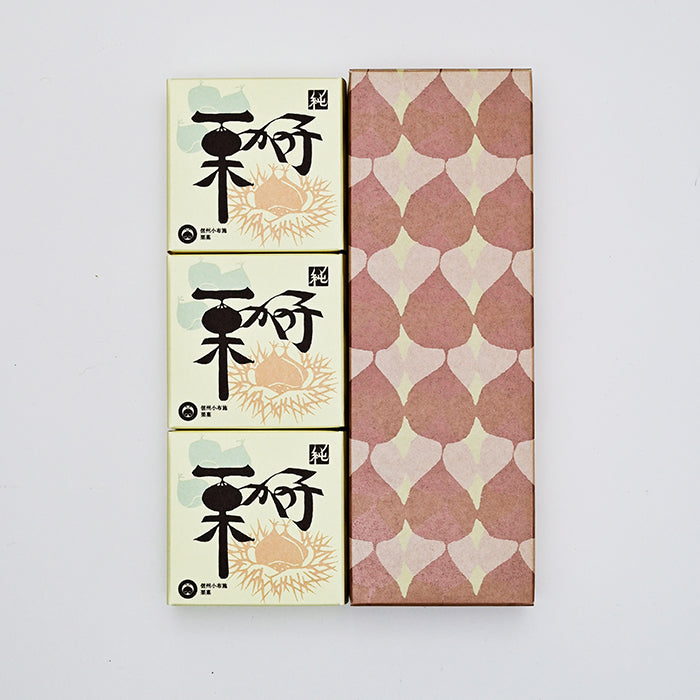 桜井甘精堂ひとくち栗かの子3個入　信州長野小布施町のお土産