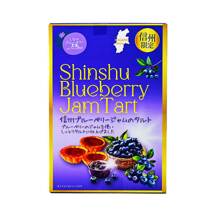信州限定 信州ブルーベリージャムのタルト大 14個入　信州長野軽井沢町のお土産