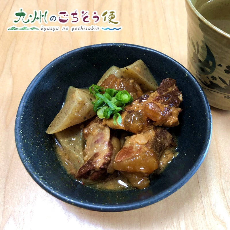 黒豚なん骨味噌煮（こんにゃく入）10袋セット【送料無料】【産地直送】