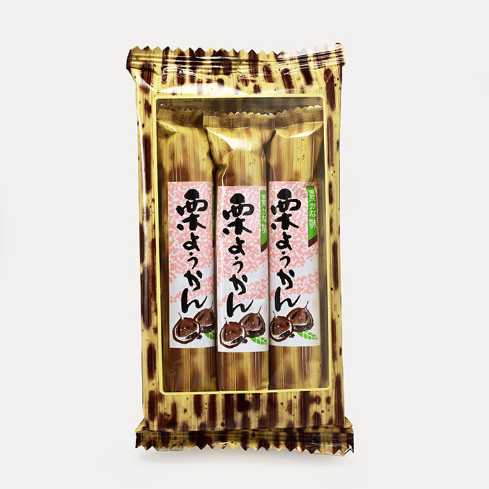 豊かな味 栗ようかんスティック3本入 信州長野のお土産