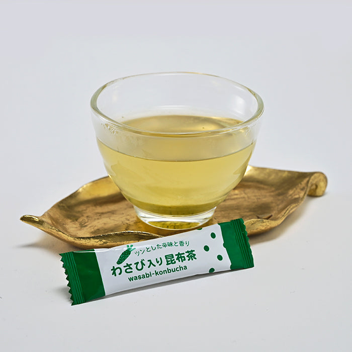 信州安曇野産本わさび使用 いろいろ使えるわさび昆布茶 24g（2g×12袋）