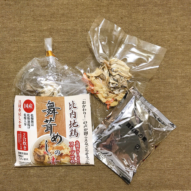 【メール便】舞茸めしの素（2合炊き）×3袋