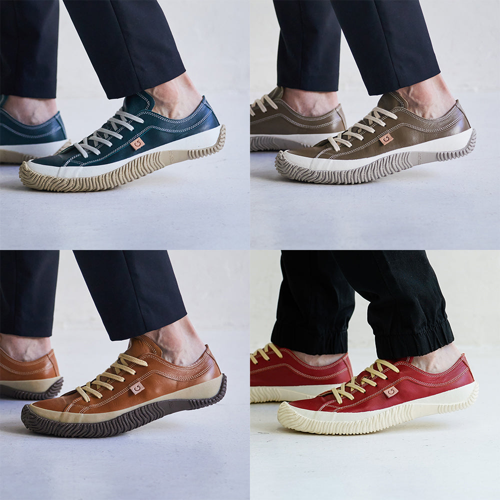 【SPINGLE スピングル SP-110】カンガルーレザースニーカーの定番品　◆サッカーや野球のスパイクにも使われるカンガルーレザーを使用し、疲れにくく感じるほどの履き心地！※ 靴 日本製ハンドメイドスニーカー サイズ交換可能 スピングル