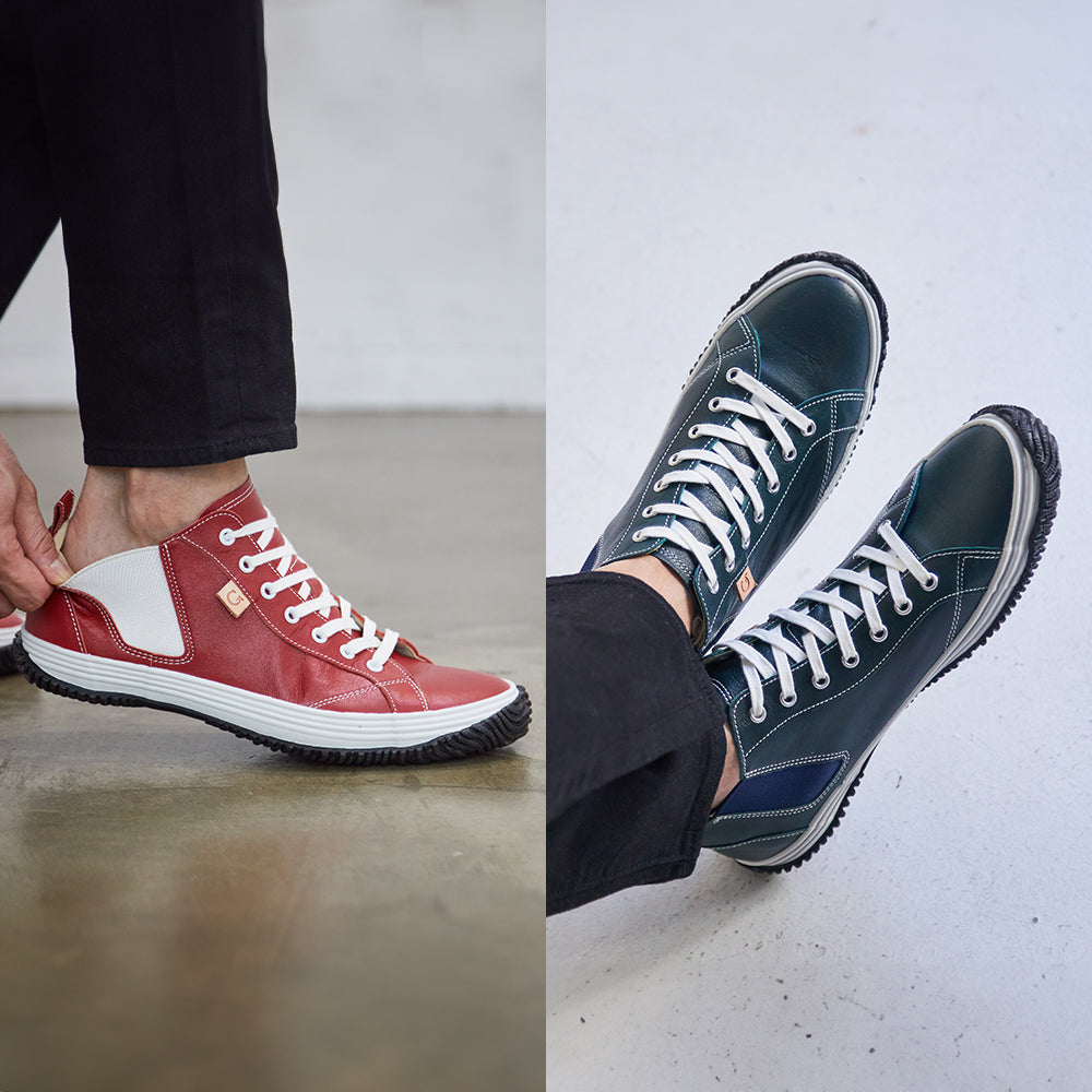 SPINGLE スピングル SP-442】サイドゴアミドルカットスニーカー