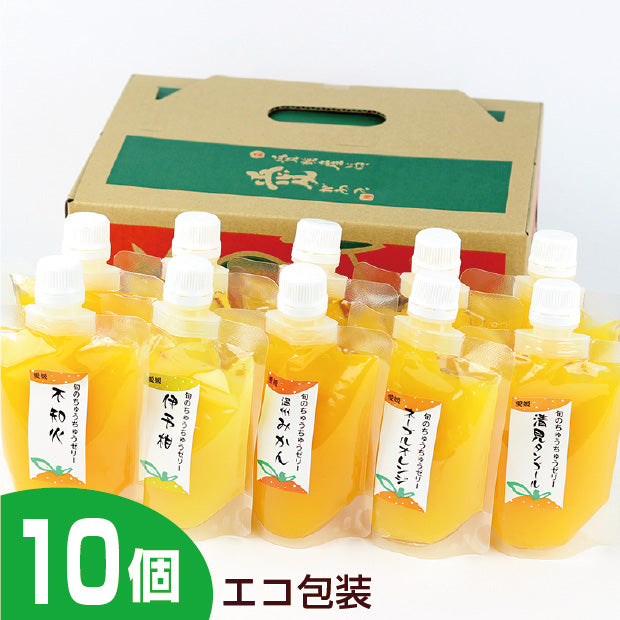 【田那部青果】 ちゅうちゅうゼリー きまぐれセット 10個入り