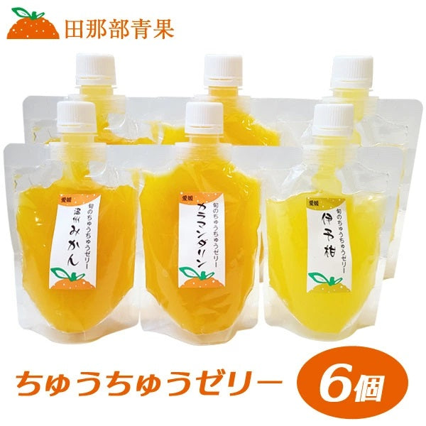 【田那部青果】 ちゅうちゅうゼリー おまかせセット 6個入り